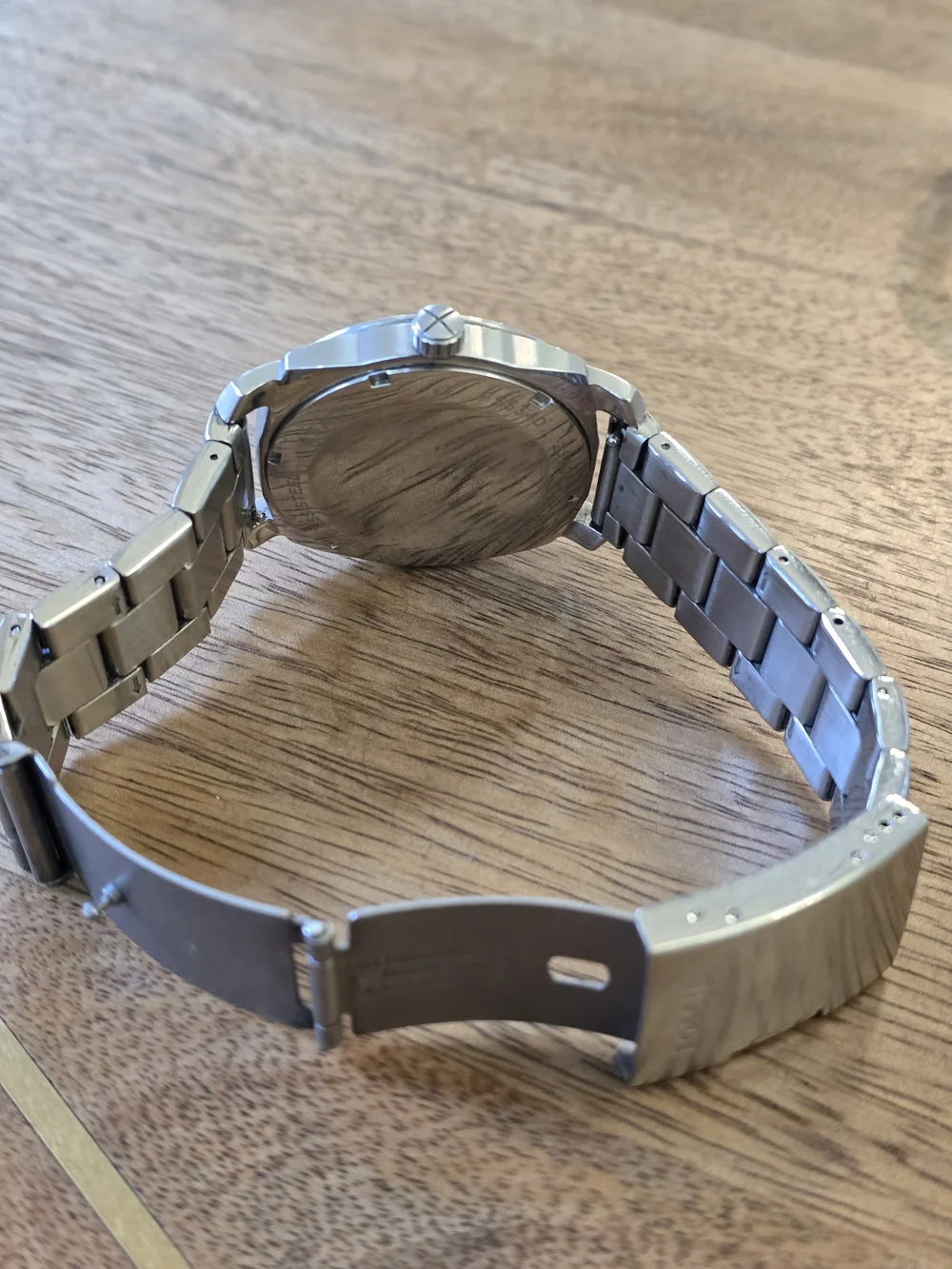 Fossil Men's Stainless Steel Blue Dial Watch